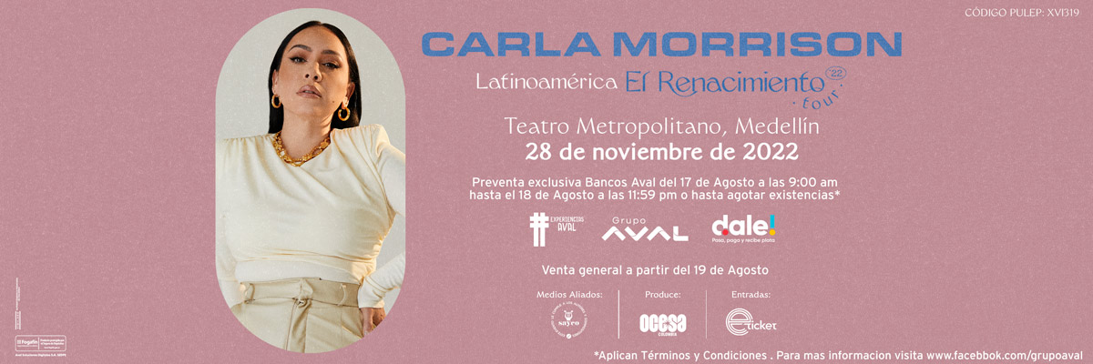 CARLA MORRISON - EL RENACIMIENTO TOUR