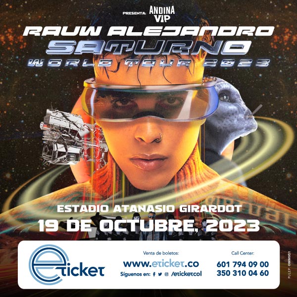 RAUW ALEJANDRO SATURNO WORLD TOUR Estadio Atanasio Girardot