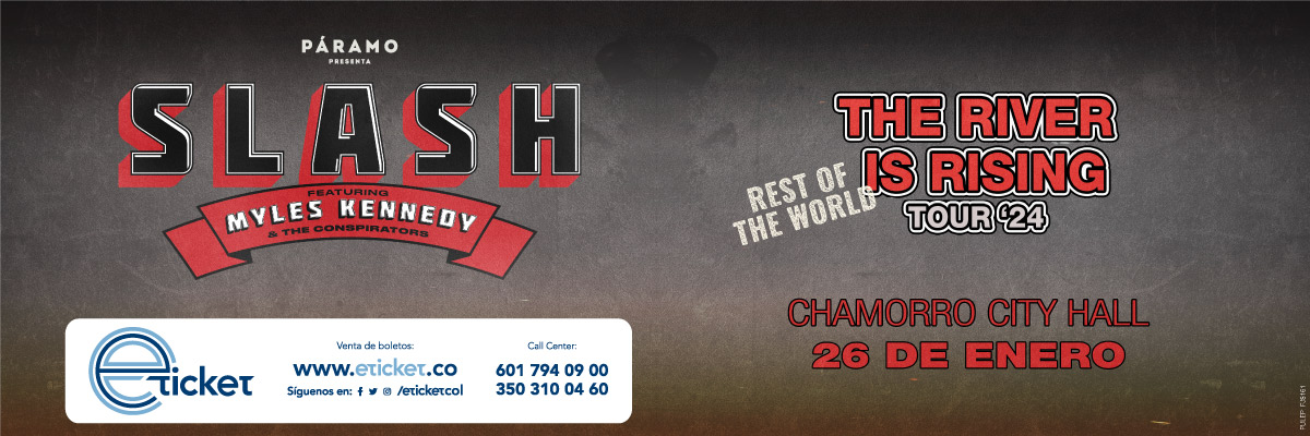 SLASH FT. MYLES KENNEDY AND THE CONSPIRATORS: THE RIVER IS RISING - REST OF THE WORLD TOUR '24