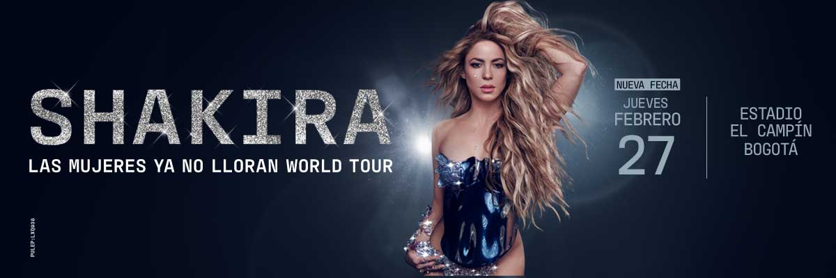 SHAKIRA-LAS MUJERES YA NO LLORAN-WORLD TOUR BOGOTA