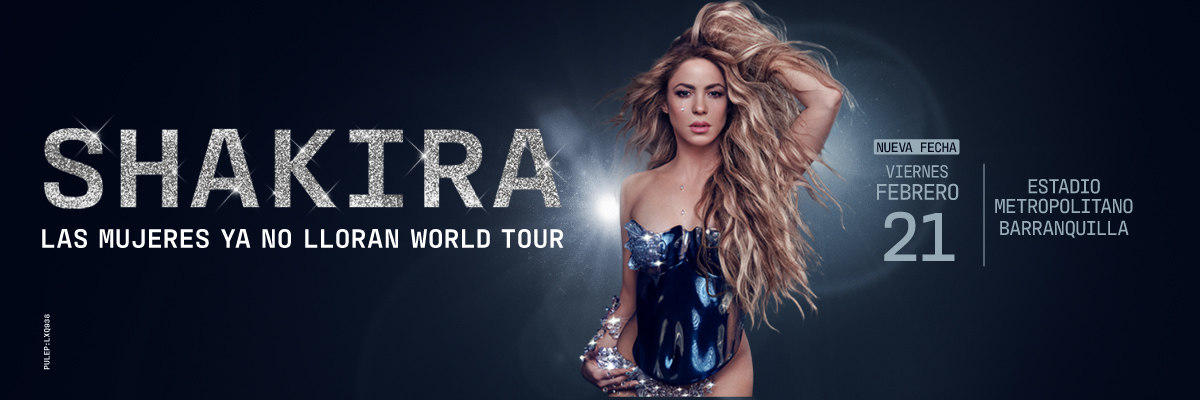 SHAKIRA-LAS MUJERES YA NO LLORAN-WORLD TOUR BARRANQUILLA